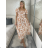 Women's short sleeve summer casual dress (S/M/L ONE SIZE) ITALIAN FASHION IMWGB25022