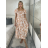 Women's short sleeve summer casual dress (S/M/L ONE SIZE) ITALIAN FASHION IMWGB25022