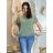Tunic with pendant short sleeve women's plus size (3XL/4XL ONE SIZE) ITALIAN FASHION IMC23020
