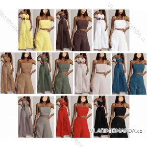Women's short sleeve summer casual dress (S/M/L ONE SIZE) ITALIAN FASHION IMWGB25022