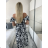 Women's short sleeve summer casual dress (S/M/L ONE SIZE) ITALIAN FASHION IMWGB25022