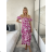 Women's short sleeve summer casual dress (S/M/L ONE SIZE) ITALIAN FASHION IMWGB25022