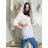 Women's Oversized Knitted Long Sleeve Sweater (S/M ONE SIZE) ITALIAN FASHION IMSN2416125