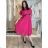 Women's short sleeve summer casual dress (S/M/L ONE SIZE) ITALIAN FASHION IMWGB25022