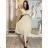 Women's short sleeve summer casual dress (S/M/L ONE SIZE) ITALIAN FASHION IMWGB25022