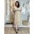 Women's short sleeve summer casual dress (S/M/L ONE SIZE) ITALIAN FASHION IMWGB25022