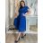 Women's short sleeve summer casual dress (S/M/L ONE SIZE) ITALIAN FASHION IMWGB25022