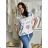 Women's Long Sleeve Knitted Sweater (S/M ONE SIZE) ITALIAN FASHION IMWDT23005