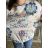 Women's Long Sleeve Knitted Sweater (S/M ONE SIZE) ITALIAN FASHION IMWDT23005