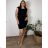 Dress short for women's hangers (uni s / m) ITALIAN MODE IM919698 black 2XL