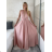 Women's Sleeveless Long Party Dress (S/M ONE SIZE) ITALIAN FASHION IMPSH2420019 -   rose old rose -   S / M / L