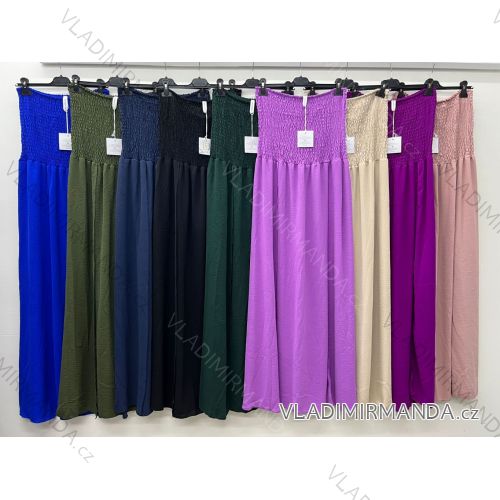 Elegant trousers with belt for women (S/M/L ONE SIZE) ITALIAN FASHION IM425057