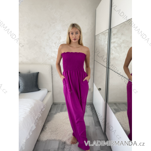 Shirt 3/4 sleeve ladies strip (4XL/5XL ONE SIZE) ITALSKÁ MÓDA IM422026