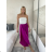 Women's Long Summer Pants with Belt (S/M ONE SIZE) ITALIAN FASHION IMD24080