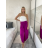 Women's Long Summer Pants with Belt (S/M ONE SIZE) ITALIAN FASHION IMD24080
