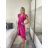 Women's short sleeve summer casual dress (S/M/L ONE SIZE) ITALIAN FASHION IMWGB25022