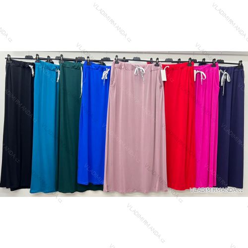 Elegant trousers with belt for women (S/M/L ONE SIZE) ITALIAN FASHION IM425057