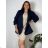 Women's Long Sleeve Knitted Sweater (S/M ONE SIZE) ITALIAN FASHION IMWDT23005