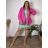 Women's Long Sleeve Knitted Sweater (S/M ONE SIZE) ITALIAN FASHION IMWDT23005