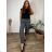 Women's Plus Size Stretch Pants (54/56/58 ONE SIZE) ITALIAN FASHION IM424101  green khaki