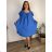 Short casual summer dress, short sleeves, women's oversized (54/56/58 ONE SIZE) ITALIAN FASHION IM425040