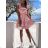 Women's short sleeve summer casual dress (S/M/L ONE SIZE) ITALIAN FASHION IMWGB25022