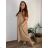 Women's long summer oversize pants (S/M/L ONE SIZE) ITALIAN FASHION IM425271  green