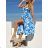Women's short sleeve summer casual dress (S/M/L ONE SIZE) ITALIAN FASHION IMWGB25022
