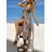 Women's short sleeve summer casual dress (S/M/L ONE SIZE) ITALIAN FASHION IMWGB25022