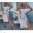 Women's short sleeve summer casual dress (S/M/L ONE SIZE) ITALIAN FASHION IMWGB25022
