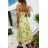 Women's short sleeve summer casual dress (S/M/L ONE SIZE) ITALIAN FASHION IMWGB25022