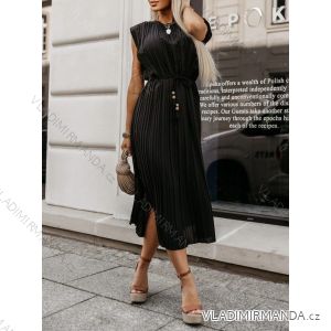 Šaty elegantní krátké dlouhý rukáv dámské (S/M ONE SIZE) ITALSKÁ MÓDA IMWC217235