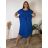 Women's Plus Size Long Warm Long Sleeve Dress (50/52/54 ONE SIZE) ITALIAN FASHION IM424636