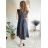 Women's short sleeve summer casual dress (S/M/L ONE SIZE) ITALIAN FASHION IMWGB25022
