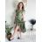 Women's short sleeve summer casual dress (S/M/L ONE SIZE) ITALIAN FASHION IMWGB25022