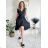 Women's short sleeve summer casual dress (S/M/L ONE SIZE) ITALIAN FASHION IMWGB25022