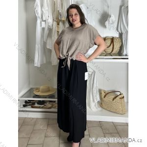 Tunic with pendant short sleeve women's plus size (3XL/4XL ONE SIZE) ITALIAN FASHION IMC23020