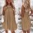Summer dress womens (uni sl) MODA ITALY IMD20299 green khaki S / M / L