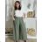 Women's oversized leisure trousers (48/50/52 ONE SIZE) ITALIAN FASHION IM425438
