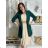 Women's long sleeve jacket (M/L/XL ONE SIZE) ITALIAN FASHION IMC23016 L/XL Royal blue