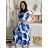 Women's 3/4 long sleeve shirt dress (XS/S/M ONE SIZE) ITALIAN FASHION IMD25030