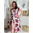 Women's 3/4 long sleeve shirt dress (XS/S/M ONE SIZE) ITALIAN FASHION IMD25030