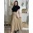 Women's long satin skirt (S/M/L ONE SIZE) ITALIAN FASHION IM323026