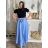 Women's long satin skirt (S/M/L ONE SIZE) ITALIAN FASHION IM323026