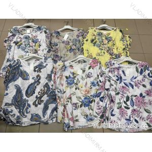 Women's short sleeve summer casual dress (S/M/L ONE SIZE) ITALIAN FASHION IMWGB25022