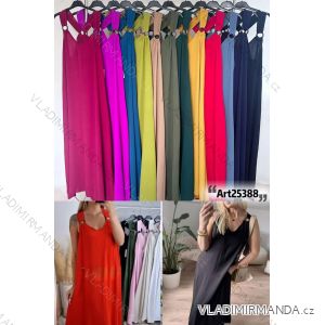 Women's short sleeve summer casual dress (S/M/L ONE SIZE) ITALIAN FASHION IMWGB25022