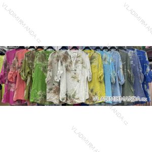 Women's short sleeve summer casual dress (S/M/L ONE SIZE) ITALIAN FASHION IMWGB25022