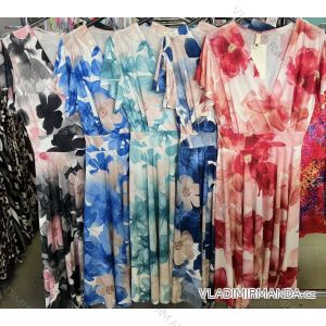 Summer dress icecool short sleeve women's flowers (XS/S/M/L ONE SIZE) ITALIAN FASHION IMM25M5471c