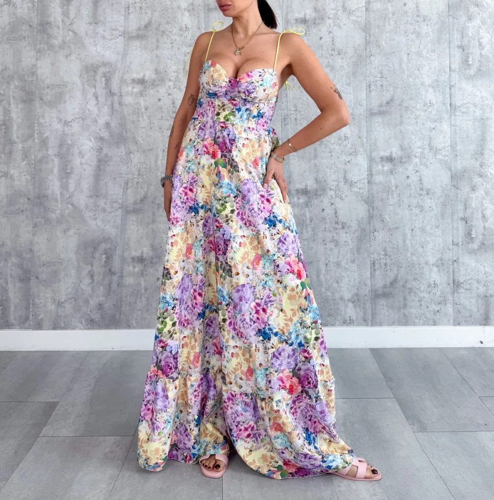 Women's long strapless jumpsuit (S/M ONE SIZE) ITALIAN FASHION IMPMD2391232f