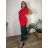 Shirt extended 3/4 long sleeve women's (L/XL/2XL ONE SIZE) ITALIAN FASHION IM423025 56/58 modrá královská